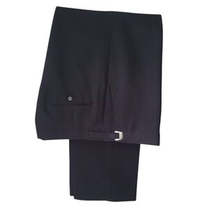 VTG GEMINI Classic Black Trousers with Buckle Detail